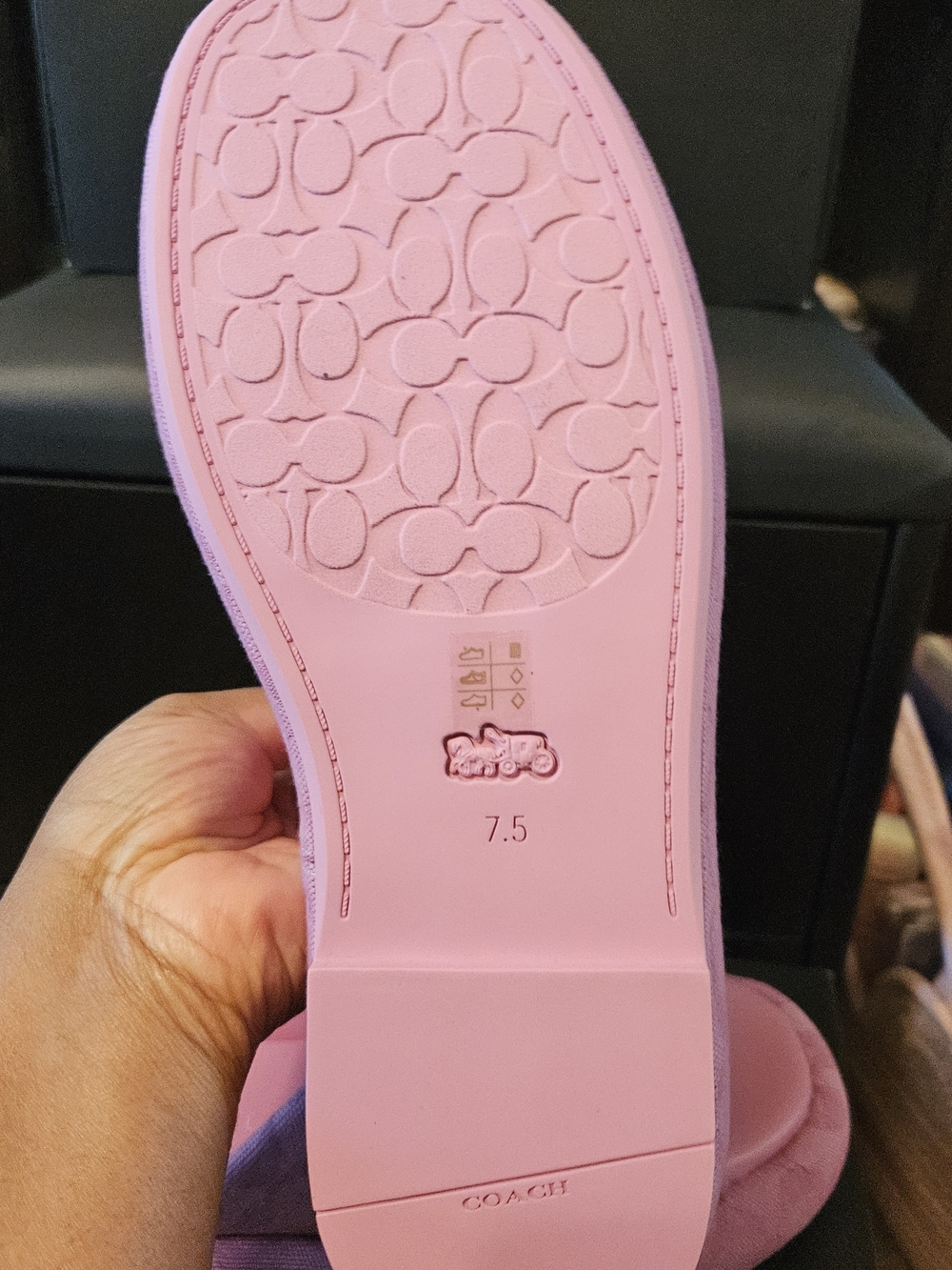 Coach Penelope Signature C Sandal Pink - Picture 13 of 13